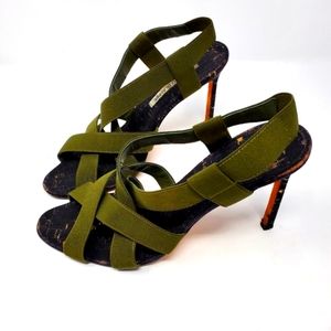 Manolo Blahnik Green Pumps